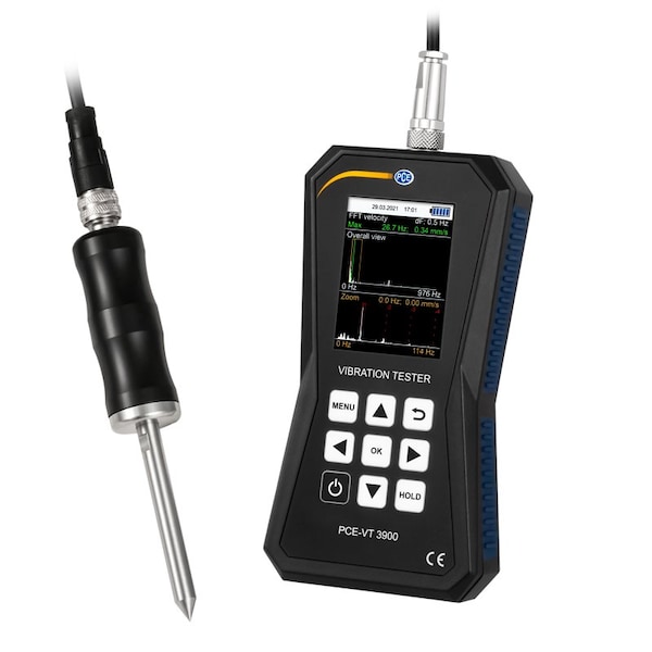 Vibration Meter, Measuring Range up to 399.9 m/ sec sq